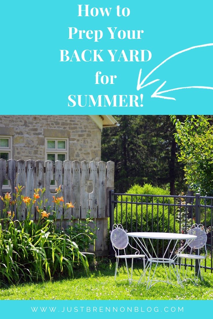 How to prep your back yard for summer 
