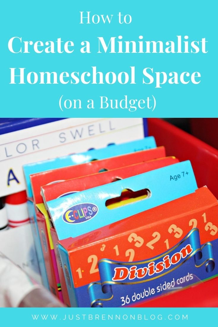 How to Create a Minimalist Homeschool Space