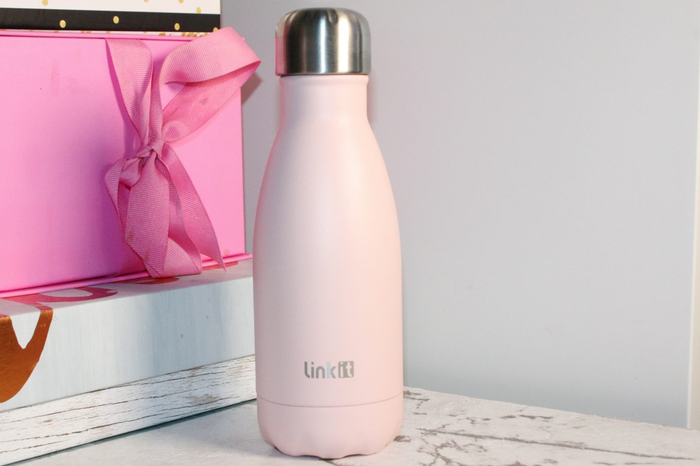 Pink Linkit Water Bottle 