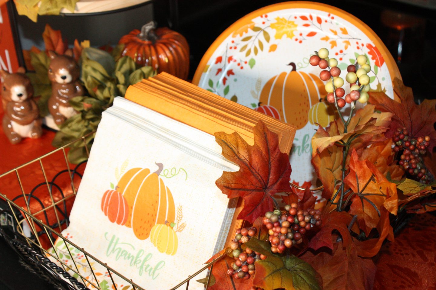 Autumn Kitchen Occasions Bin