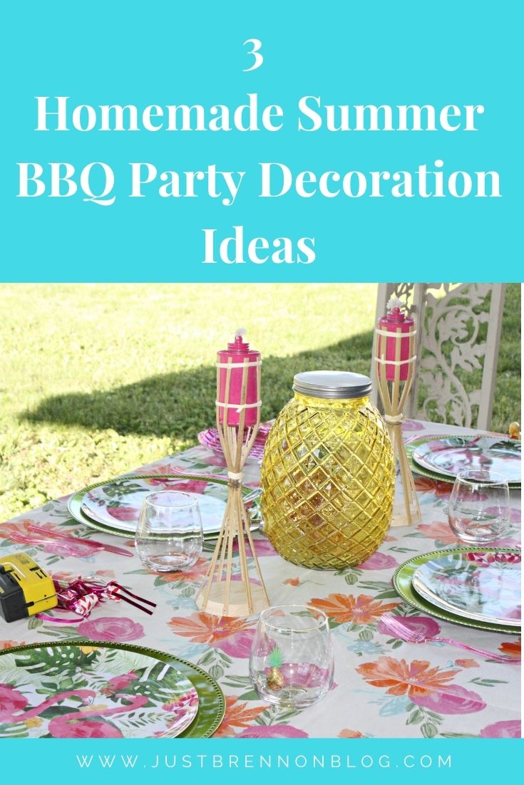 3 Homemade Summer BBQ Party Decoration Ideas 