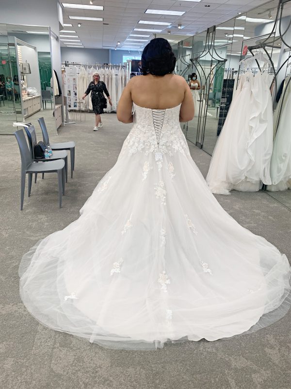 David's on sale bridal v3836