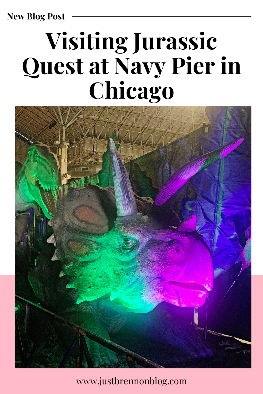 Visiting Jurassic Quest at Navy Pier in Chicago