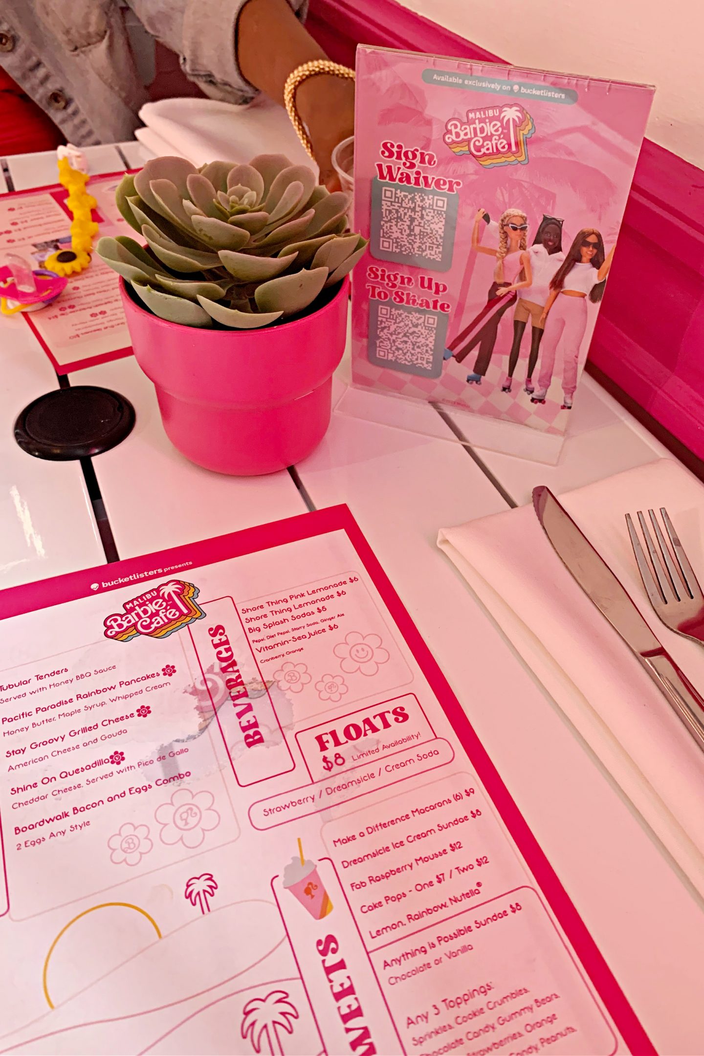 Documenting Our Malibu Barbie Cafe Experience with the Barbie Journal from Five Below