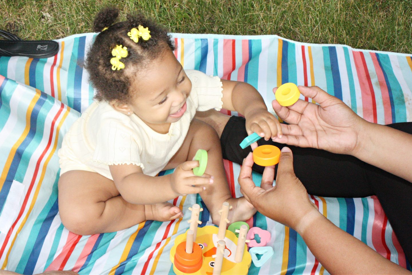 A Summer Play Date: Boxiki Wooden Shape Sorter Toy (Lion)