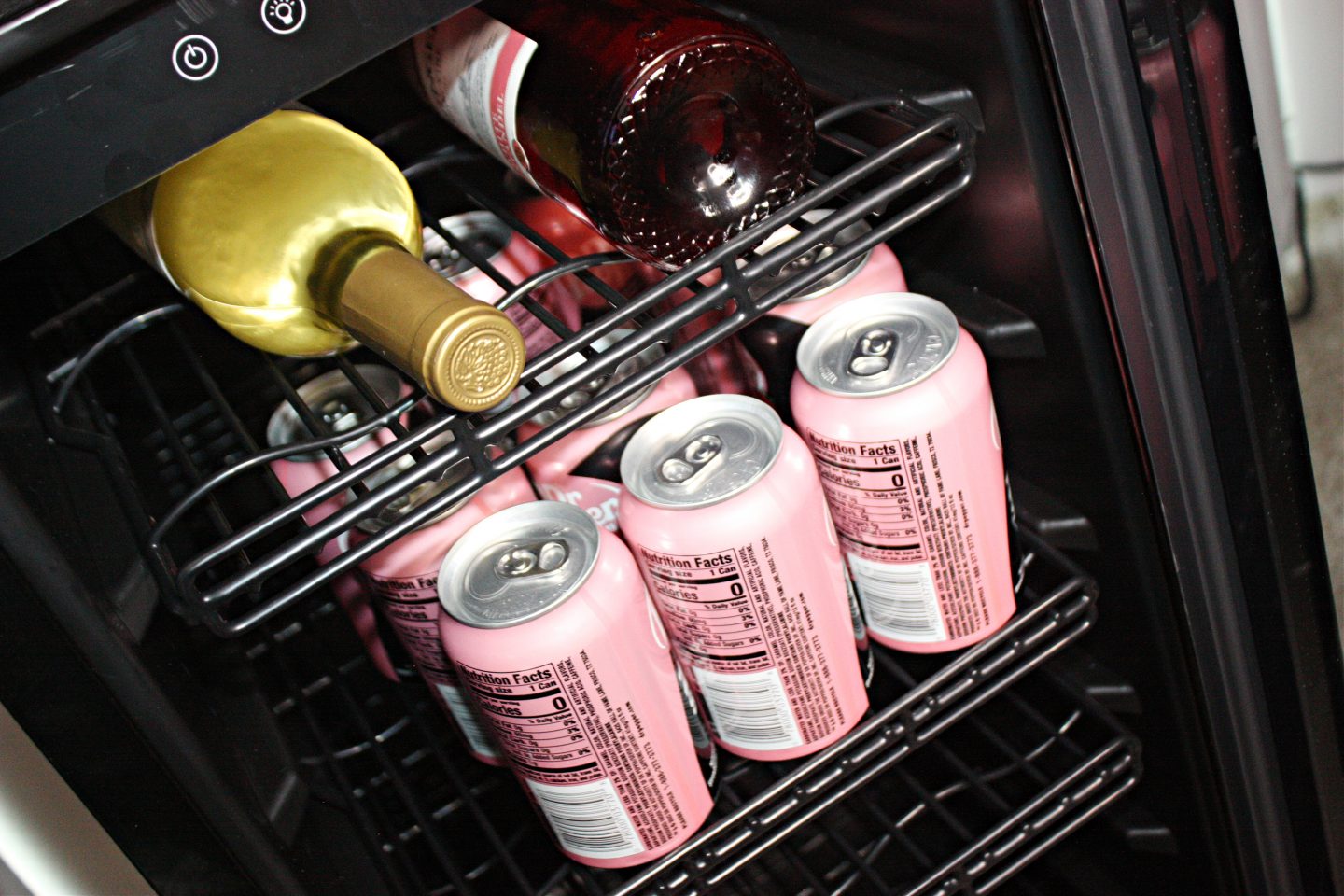The Newair 15" FlipShelf™ Wine and Beverage Refrigerator
