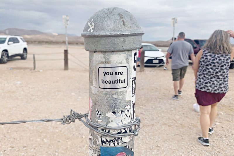 Sticker-Bombed in Las Vegas! Happy National Sticker Day!