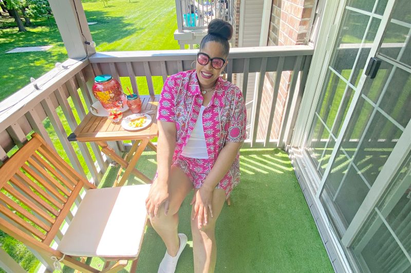 Mother’s Day Weekend Style | WIHOLL 2-Pc Hawaiian Pink Vacation Outfit