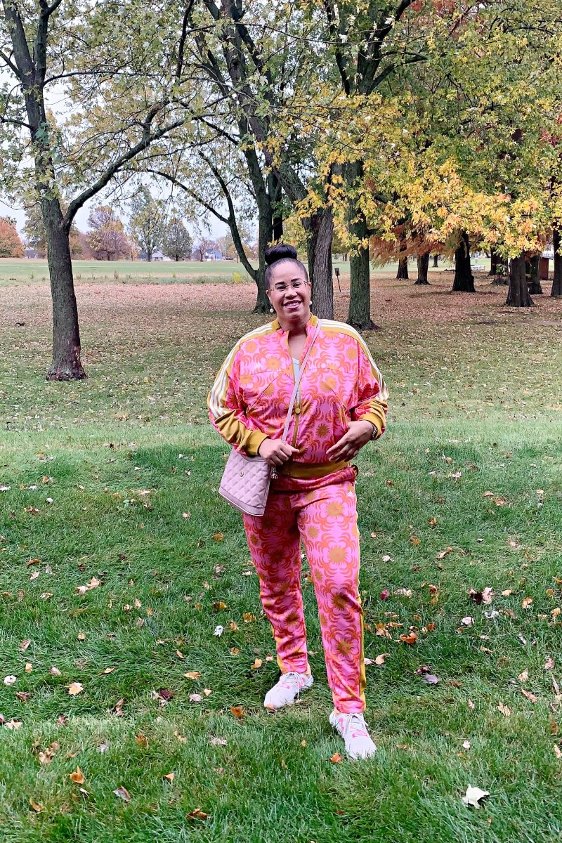 Comfortable Fall Travel to Washington, DC in adidas FARM Rio Track Suit